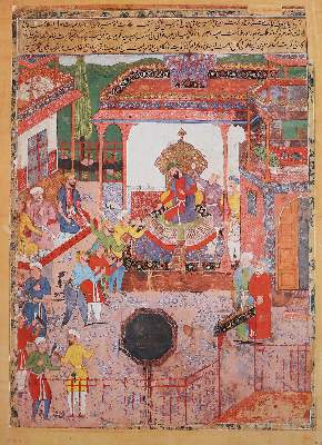 Bild Nr.1: 142-1170 Hamza-Nama I.: (Faksimile)