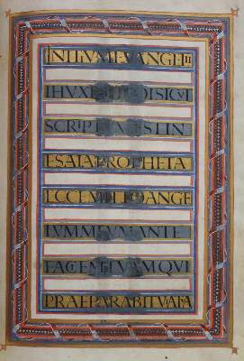 Bild Nr.2: 142-1183 Lorscher Evangeliar, Das.: (Faksimile)