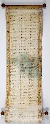 Bild Nr.1: 142-1184 Lorscher Rotulus.: (Faksimile)