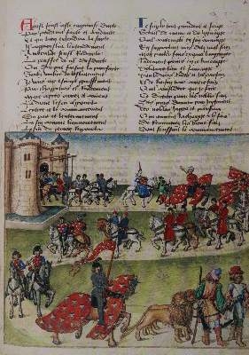 Bild Nr.1: 142-1207 Turnierbuch für René d'Anjou, Das.: (Faksimile)