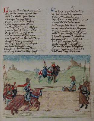 Bild Nr.2: 142-1207 Turnierbuch für René d'Anjou, Das.: (Faksimile)