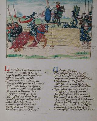 Bild Nr.3: 142-1207 Turnierbuch für René d'Anjou, Das.: (Faksimile)