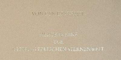 Bild Nr.2: 142-1211 Von den Gestirnen.: (Faksimile)