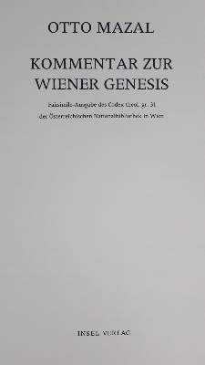 Bild Nr.3: 142-1214 Wiener Genesis.: (Faksimile)