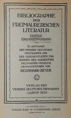 Bild Nr.3: 142-1217 Wolfstieg,A.: (Freimaurerei)
