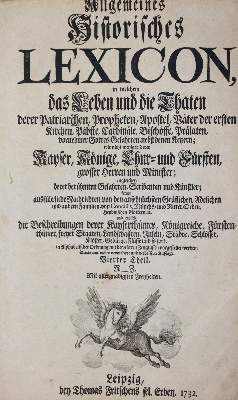 Bild Nr.1: 142-1225 (Buddeus,J.F. u. J.C.Iselin).: (Lexika - Wörterbücher - Sprachwissenschaften)