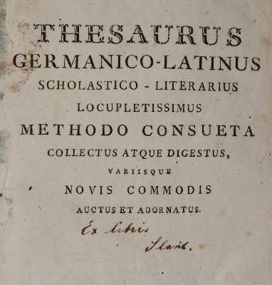 Bild Nr.1: 142-1226 Carrach,J.P.v.: (Lexika - Wörterbücher - Sprachwissenschaften)