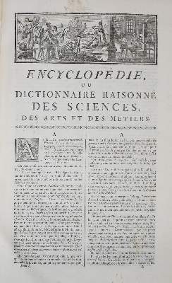 Bild Nr.2: 142-1228 Diderot,D. u. J.d'Alembert.: (Lexika - Wörterbücher - Sprachwissenschaften)
