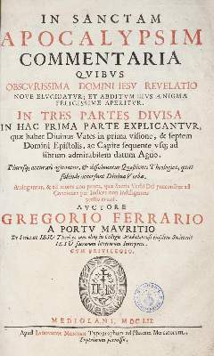 Bild Nr.1: 142-123 Ferrai,G.: (Alte Drucke, Handschriften und Theologie)