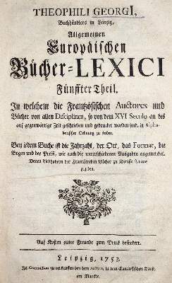 Bild Nr.1: 142-1231 Georgi,T.: (Lexika - Wörterbücher - Sprachwissenschaften)