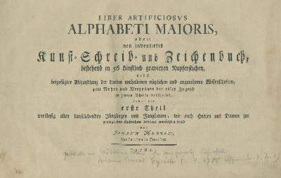 Bild Nr.5: 142-1274 Merken,J.: (Typographie und Kalligraphie, Schreibmeisterbücher)