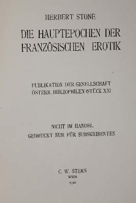 Bild Nr.1: 142-1302 Stone,H.: (Erotika - Galantes)