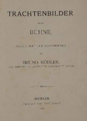 Bild Nr.1: 142-1316 Köhler,B.: (Mode und Trachten)