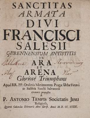 Bild Nr.1: 142-134 Tempis,A.: (Franz von Sales)