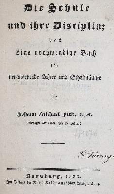 Bild Nr.5: 142-1368 Wagner,J.J.: (Pädagogik)