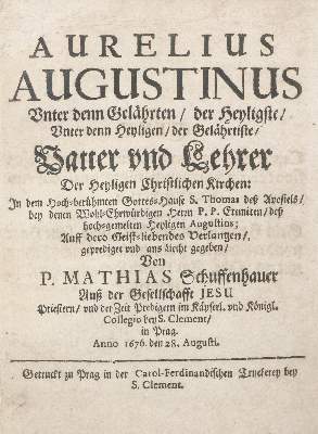 Bild Nr.1: 142-14 Schuffenhauer,M.: (Augustinus von Hippo)