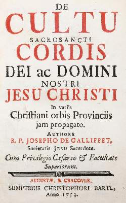 Bild Nr.1: 142-140 Gallifet,J.v.: (Alte Drucke, Handschriften und Theologie)