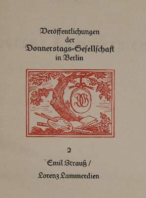 Bild Nr.2: 142-1405 Strauß,E.: (Literatur und illustrierte Bücher bis 19.Jahrhundert)