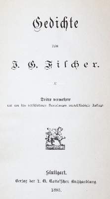 Bild Nr.1: 142-1428 Fischer,J.G.: (Literatur und illustrierte Bücher bis 19.Jahrhundert)