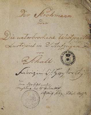 Bild Nr.1: 142-1524 Schall,K.: (Literatur und illustrierte Bücher bis 19.Jahrhundert)