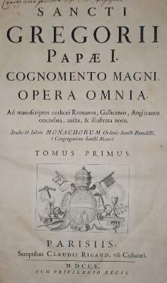 Bild Nr.1: 142-153 Gregor I., Papst.: (Alte Drucke, Handschriften und Theologie)