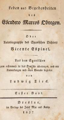 Bild Nr.1: 142-1545 Tieck,L.: (Literatur und illustrierte Bücher bis 19.Jahrhundert)