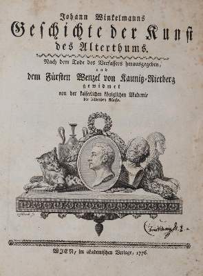 Bild Nr.1: 142-1560 Winckelmann,J.: (Literatur und illustrierte Bücher bis 19.Jahrhundert)