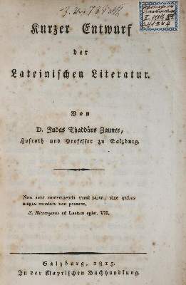 Bild Nr.1: 142-1561 Zauner,J.T.: (Literatur und illustrierte Bücher bis 19.Jahrhundert)