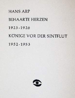 Bild Nr.1: 142-1567 Arp,H.: (Literatur und illustrierte Bücher 20.Jahrhundert - Alte Literatur in modernen Ausgaben)