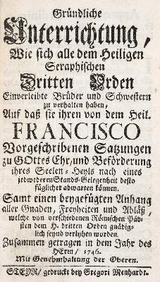 Bild Nr.1: 142-157 Gründliche Unterrichtung,: (Alte Drucke, Handschriften und Theologie)