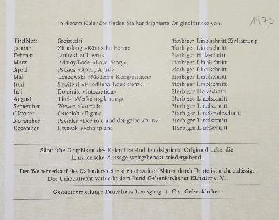 Bild Nr.7: 142-1586 Bund Gelsenkirchener Künstler e.V.: (Literatur und illustrierte Bücher 20.Jahrhundert - Alte Literatur in modernen Ausgaben)