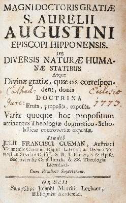 Bild Nr.1: 142-159 Gusman,J.F.: (Alte Drucke, Handschriften und Theologie)