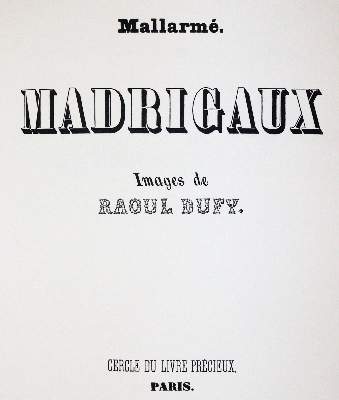Bild Nr.1: 142-1608 Mallarme.: (Dufy)
