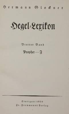 Bild Nr.1: 142-1666 Hegel, Georg Wilh. Friedr.:: (Literatur und illustrierte Bücher 20.Jahrhundert - Alte Literatur in modernen Ausgaben)