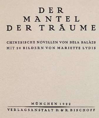 Bild Nr.1: 142-1726 Balazs,B. (d.i. H.Bauer).: (Lydis)