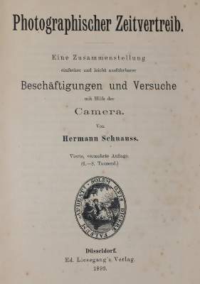 Bild Nr.1: 142-1767 Schnauss,H.: (Photographie)