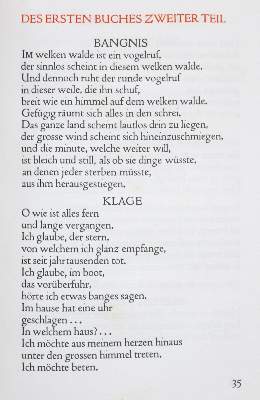 Bild Nr.3: 142-1785 Rilke,R.M.: (Literatur und illustrierte Bücher 20.Jahrhundert - Alte Literatur in modernen Ausgaben)