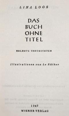 Bild Nr.1: 142-1813 Loos,L.: (Sedlacek)