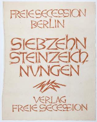 Bild Nr.15: 142-1815 Siebzehn Steinzeichnungen.: (Literatur und illustrierte Bücher 20.Jahrhundert - Alte Literatur in modernen Ausgaben)