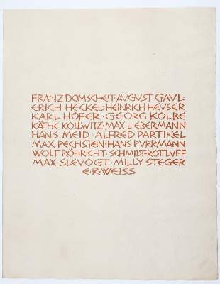 Bild Nr.17: 142-1815 Siebzehn Steinzeichnungen.: (Literatur und illustrierte Bücher 20.Jahrhundert - Alte Literatur in modernen Ausgaben)