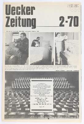 Bild Nr.1: 142-1839 Uecker Zeitung.: (Literatur und illustrierte Bücher 20.Jahrhundert - Alte Literatur in modernen Ausgaben)