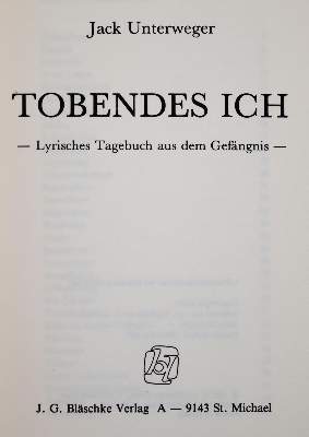 Bild Nr.1: 142-1842 Unterweger,J.: (Literatur und illustrierte Bücher 20.Jahrhundert - Alte Literatur in modernen Ausgaben)