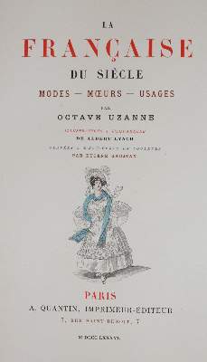 Bild Nr.3: 142-1843 Uzanne,O.: (Literatur und illustrierte Bücher 20.Jahrhundert - Alte Literatur in modernen Ausgaben)