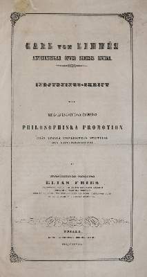 Bild Nr.1: 142-1872 Fries,E.: (Botanik, Linne)