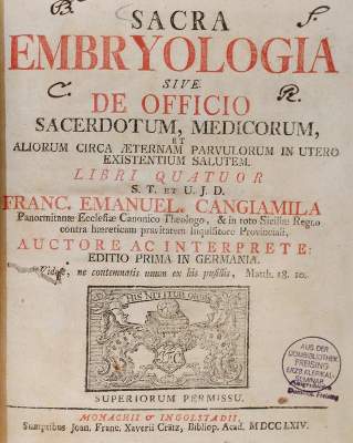 Bild Nr.1: 142-1890 Cangiamila,F.E.: (Medizin)