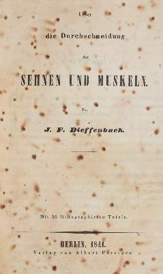 Bild Nr.1: 142-1900 Dieffenbach,J.F.: (Medizin)