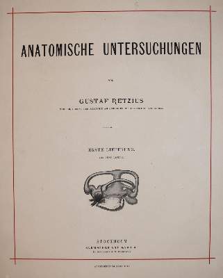 Bild Nr.1: 142-1939 Retzius,G.: (Medizin)