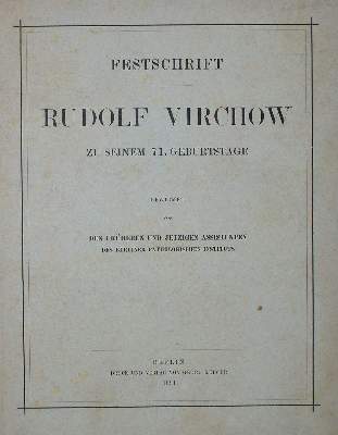 Bild Nr.1: 142-1957 Virchow,R.: (Medizin)