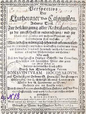 Bild Nr.1: 142-198 Hocquard,B.: (Alte Drucke, Handschriften und Theologie)