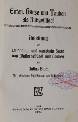 Bild Nr.3: 142-1991 Baldamus,A.C.E.: (Zoologie, Vögel)